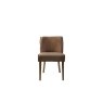 Gallery Direct Set of 2 Tarnby Dining Chairs in Tan Brown Leather Gallery Direct Set of 2 Tarnby Dining Chairs in Tan Brown Leather