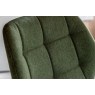Gallery Direct Set of 2 Manford Fabric Bar Stools in Bottle Green Gallery Direct Set of 2 Manford Fabric Bar Stools in Bottle Green
