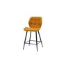 Gallery Direct Set of 2 Manford Fabric Bar Stools in Saffron Gallery Direct Set of 2 Manford Fabric Bar Stools in Saffron