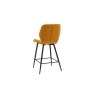 Gallery Direct Set of 2 Manford Fabric Bar Stools in Saffron Gallery Direct Set of 2 Manford Fabric Bar Stools in Saffron