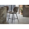 Gallery Direct Set of 2 Manford Fabric Bar Stools in Light Grey Gallery Direct Set of 2 Manford Fabric Bar Stools in Light Grey
