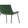 Gallery Direct Set of 2 Hawking Dining Chairs in Green PU Leather Gallery Direct Set of 2 Hawking Dining Chairs in Green PU Leather