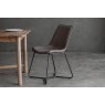Gallery Direct Set of 2 Hawking Dining Chairs in Ember PU Leather Gallery Direct Set of 2 Hawking Dining Chairs in Ember PU Leather