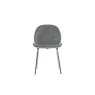 Gallery Direct Set of 2 Flanagan Dining Chairs in Light Grey Velvet Gallery Direct Set of 2 Flanagan Dining Chairs in Light Grey Velvet