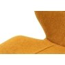 Gallery Direct Set of 2 Manford Fabric Dining Chairs in Saffron Gallery Direct Set of 2 Manford Fabric Dining Chairs in Saffron