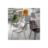 Gallery Direct Set of 2 Manford Fabric Dining Chairs in Light Grey Gallery Direct Set of 2 Manford Fabric Dining Chairs in Light Grey