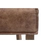 Gallery Direct Set of 2 Tarnby Bar Stools in Tan Brown Leather Gallery Direct Set of 2 Tarnby Bar Stools in Tan Brown Leather