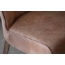 Gallery Direct Set of 2 Tarnby Bar Stools in Tan Brown Leather Gallery Direct Set of 2 Tarnby Bar Stools in Tan Brown Leather