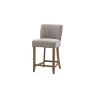 Gallery Direct Set of 2 Tarnby Bar Stools in Cement Grey Linen Gallery Direct Set of 2 Tarnby Bar Stools in Cement Grey Linen