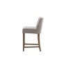 Gallery Direct Set of 2 Tarnby Bar Stools in Cement Grey Linen Gallery Direct Set of 2 Tarnby Bar Stools in Cement Grey Linen