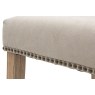 Gallery Direct Set of 2 Rex Fabric Bar Stools in Cement Grey Linen Gallery Direct Set of 2 Rex Fabric Bar Stools in Cement Grey Linen