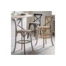 Gallery Direct Set of 2 Cafe Black Oak Bar Stools with Rattan Seat Gallery Direct Set of 2 Cafe Black Oak Bar Stools with Rattan Seat