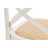 Gallery Direct Set of 2 Cafe White Oak Dining Chairs with Rattan Seat Gallery Direct Set of 2 Cafe White Oak Dining Chairs with Rattan Seat