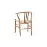 Gallery Direct Set of 2 Whitney Natural Elm Wishbone Back Dining Chairs with Woven Seat Gallery Direct Set of 2 Whitney Natural Elm Wishbone Back Dining Chairs with Woven Seat