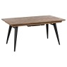Franklin Reclaimed Wood 160-200cm Extending Dining Table Set & 4 Jack Black Dining Chairs Franklin Reclaimed Wood 160-200cm Extending Dining Table Set & 4 Jack Black Dining Chairs