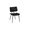 Franklin Reclaimed Wood 160-200cm Extending Dining Table Set & 4 Jack Black Dining Chairs Franklin Reclaimed Wood 160-200cm Extending Dining Table Set & 4 Jack Black Dining Chairs