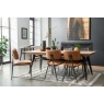 Franklin Reclaimed Wood 160-200cm Extending Dining Table Set & 4 Jack Cognac Dining Chairs Franklin Reclaimed Wood 160-200cm Extending Dining Table Set & 4 Jack Cognac Dining Chairs