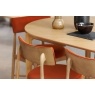 G Plan Winchester Retro Oak 130-170cm D-End Extending Dining Table Set & 4 Flora Orange Chairs G Plan Winchester Retro Oak 130-170cm D-End Extending Dining Table Set & 4 Flora Orange Chairs