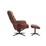 Hudson Swivel Recliner Chair and Stool Hudson Swivel Recliner Chair and Stool