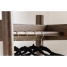 Gallery Direct Hatfield Smoked Oak Open Wardrobe