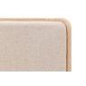 Gallery Direct Hatfield Natural Oak Bed Frame with Upholstered Headboard Gallery Direct Hatfield Natural Oak Bed Frame with Upholstered Headboard