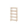 Gallery Direct Hatfield Natural Oak Tall Open Display Unit Gallery Direct Hatfield Natural Oak Tall Open Display Unit