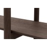 Gallery Direct Hatfield Smoked Oak Wide Open Display Unit Gallery Direct Hatfield Smoked Oak Wide Open Display Unit