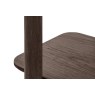 Gallery Direct Hatfield Smoked Oak Tall Open Display Unit Gallery Direct Hatfield Smoked Oak Tall Open Display Unit