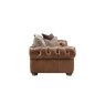 Atlantis Fabric & Leather Mix Standard Back 4 Seater Sofa Atlantis Fabric & Leather Mix Standard Back 4 Seater Sofa