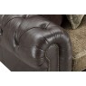Atlantis Fabric & Leather Mix Pillow Back 3.5 Seater Sofa Atlantis Fabric & Leather Mix Pillow Back 3.5 Seater Sofa