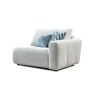 Opulent Fabric Large Modular Sofa with Chaise End Opulent Fabric Large Modular Sofa with Chaise End