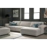 Opulent Fabric Large Modular Sofa with Chaise End