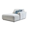 Opulent Fabric Modular Chaise End Opulent Fabric Modular Chaise End