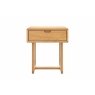 Gallery Direct Craft Natural Oak 1 Drawer Bedside Table Gallery Direct Craft Natural Oak 1 Drawer Bedside Table