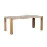 Arlo Natural Oak 140cm Dining Table with Travertine Ceramic Top Arlo Natural Oak 140cm Dining Table with Travertine Ceramic Top