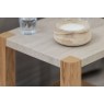 Arlo Natural Oak 140cm Dining Table with Travertine Ceramic Top Arlo Natural Oak 140cm Dining Table with Travertine Ceramic Top