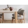 Arlo Natural Oak 190cm Dining Table with Travertine Ceramic Top Arlo Natural Oak 190cm Dining Table with Travertine Ceramic Top