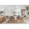 Arlo Natural Oak 190cm Dining Table with Travertine Ceramic Top Arlo Natural Oak 190cm Dining Table with Travertine Ceramic Top