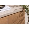 Arlo Natural Oak Wide Sideboard with Travertine Ceramic Top Arlo Natural Oak Wide Sideboard with Travertine Ceramic Top