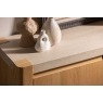 Arlo Natural Oak TV Unit with Travertine Ceramic Top Arlo Natural Oak TV Unit with Travertine Ceramic Top