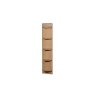 Flynn Natural Oak Open Display Bookcase Flynn Natural Oak Open Display Bookcase