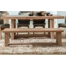 Oakley Reclaimed Wood 160cm Dining Bench in Rustic Buff Finish Oakley Reclaimed Wood 160cm Dining Bench in Rustic Buff Finish