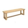 Oakley Reclaimed Wood 160cm Dining Bench in Rustic Buff Finish Oakley Reclaimed Wood 160cm Dining Bench in Rustic Buff Finish