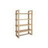 Oakley Reclaimed Wood Open Display Bookcase in Rustic Buff Finish Oakley Reclaimed Wood Open Display Bookcase in Rustic Buff Finish