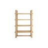 Oakley Reclaimed Wood Open Display Bookcase in Rustic Buff Finish Oakley Reclaimed Wood Open Display Bookcase in Rustic Buff Finish