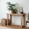 Oakley Reclaimed Wood Console Table in Rustic Buff Finish Oakley Reclaimed Wood Console Table in Rustic Buff Finish