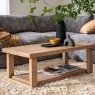 Oakley Reclaimed Wood Coffee Table in Rustic Buff Finish Oakley Reclaimed Wood Coffee Table in Rustic Buff Finish
