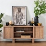 Oakley Reclaimed Wood TV Unit in Rustic Buff Finish Oakley Reclaimed Wood TV Unit in Rustic Buff Finish