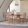 Gallery Direct Wycombe Oak Round Extending Dining Table Gallery Direct Wycombe Oak Round Extending Dining Table