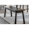 Gallery Direct Wycombe Black Oak Dining Bench Gallery Direct Wycombe Black Oak Dining Bench